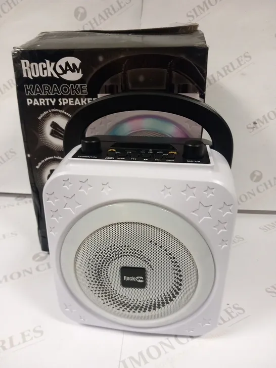 BOXED ROCKJAM KARAOKE PARTY SPEAKER RJPS150-BK