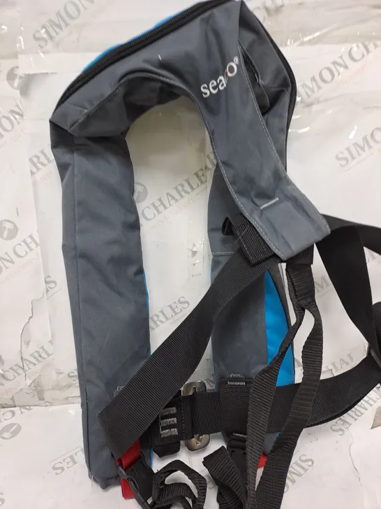 SEAGO ACTIVE 190N LIFEJACKET IN BLUE & GREY