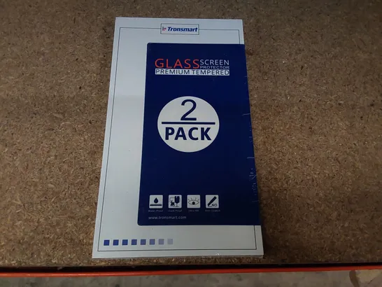 BOX OF 60X 2PCS BRAND NEW TRONSMART PREMIUM TEMPERED GLASS SCREEN PROTECTORS // SIZE UNSPECIFIED (1 BOX)