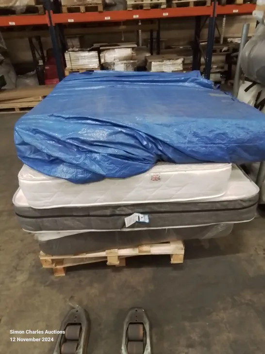 PALLET CONTAINING VARIOUS MATTRESSES IN DIFFERENT SIZES AND QUALITY