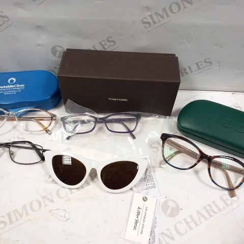 LARGE QUANTITY OF ASSORTED GLASSES, SUNGLASSES AND CASES