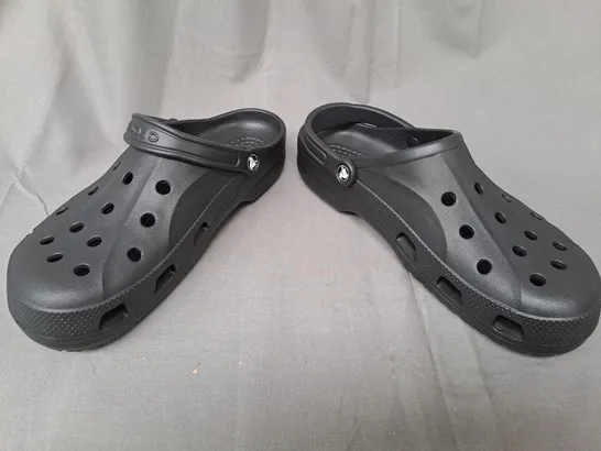 PAIR OF CROCS BAYA CLOGS IN BLACK UK SIZE M11/W12