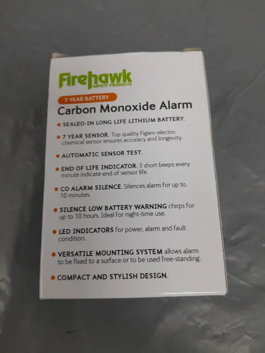 BOXED FIREHAWK CO ALARM