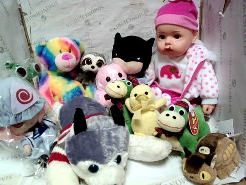 ASSORTED SOFT TOYS APPROX 13 ITEMS 