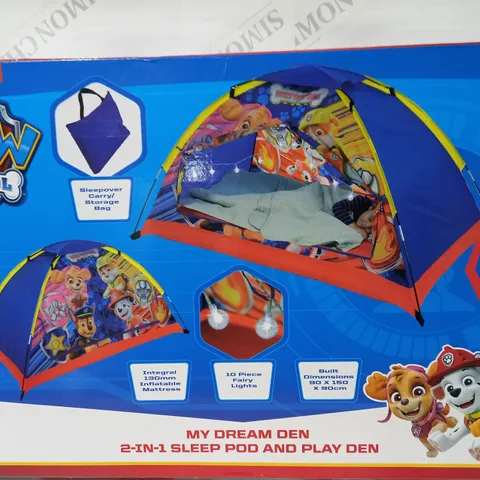 PAW PATROL MY FIRST DREAM DEN