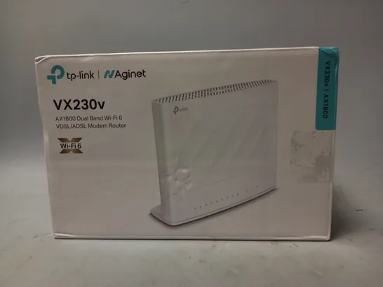 BOXED TP-LINK VX230V AX1800 DUAL BAND WI-FI MODEM ROUTER