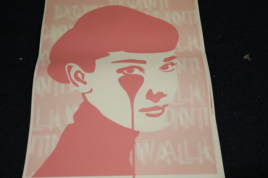 PURE EVIL FUNNY FACE AUDREY - AUDREY HEPBURN NUMBERED 54/100