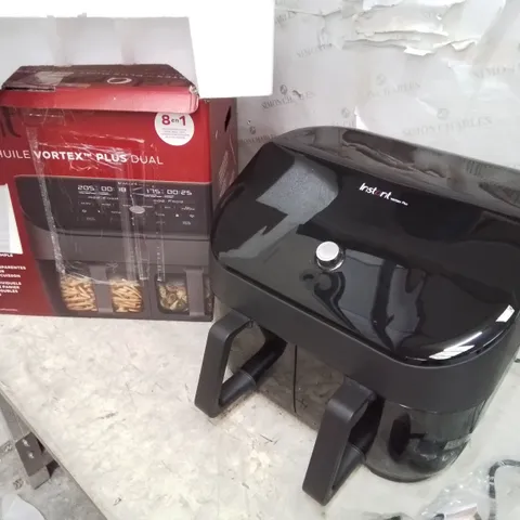 BOXED INSTANT VORTEX 8 IN 1 DUAL AIR FRYER 7.6 