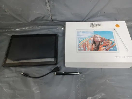 BOXED KISEDAR 10 INCH ANDROID TABLET WITH STENCIL AND WIRE 