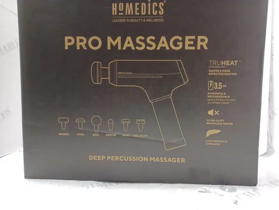 HOMEDICS PRO PHYSIO MASSAGE GUN RRP £300