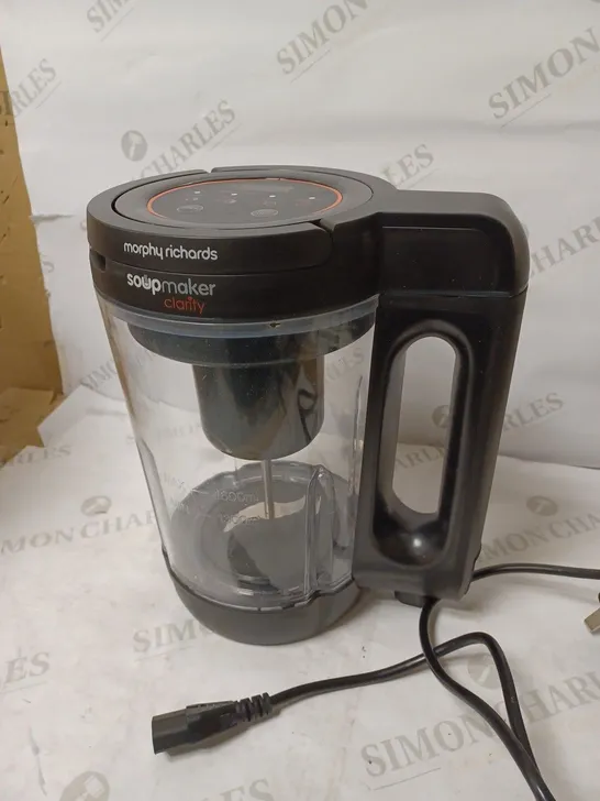 MORPHY RICHARDS CLARITY SOUP MAKER