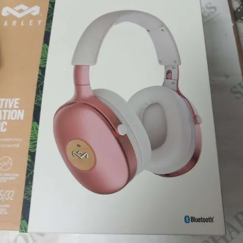 BOXED HOUSE OF MARLEY POSITIVE VIBRATION XL ANC BLUETOOTH HEADPHONES EM-JH151-CP