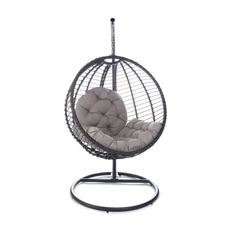 BOXED INNOVATORS ROUND IBIZA HANGING CHAIR, WHITE