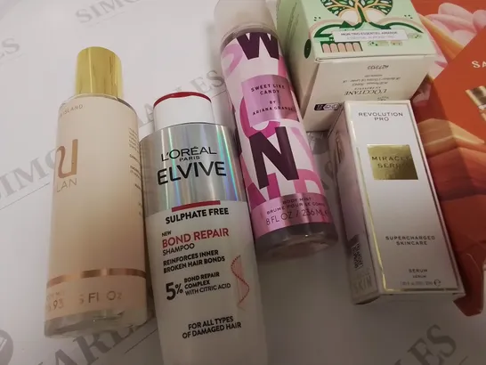 LOT OF 7 ASSORTED BEAUTY ITEMS TO INCLUDE ELEMIS AND LOREAL