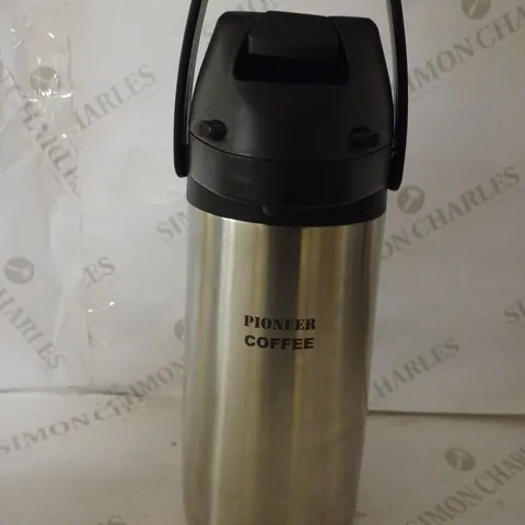 PIONEER FLASKS STAINLESS STEEL AIRPOT COFFEE DISPENSER 1.9L