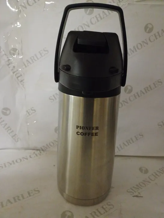 PIONEER FLASKS STAINLESS STEEL AIRPOT COFFEE DISPENSER 1.9L