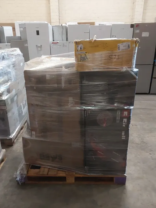 PALLET OF APPROXIMATELY 13 UNPROCESSED RAW RETURN HOUSEHOLD AND ELECTRICAL GOODS TO INCLUDE;