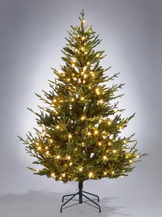 BOXED HELSINKI PRE LIT UPSWEPT TREE 7FT - COLLECTION ONLY  RRP £199.99