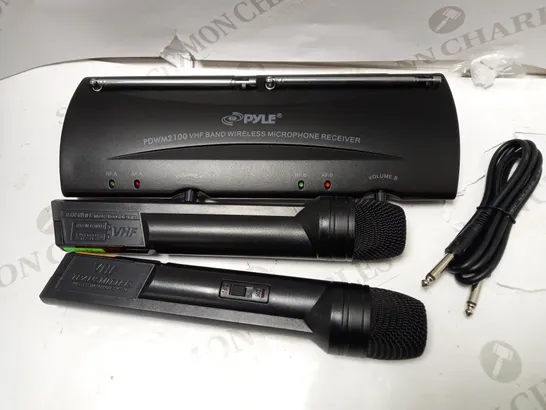 PYLE PDWM2100 PROFESSIONAL DUAL VHF WIRELESS HANDHELD MICROPHONE SYSTEM