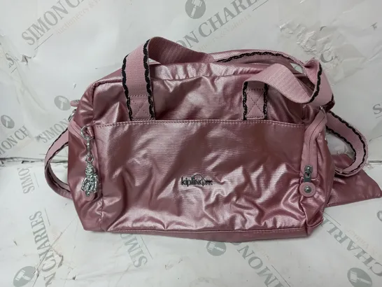 KIPLING CANDIS PREMIUM SHOULDER BAG WITH POUCH PINK