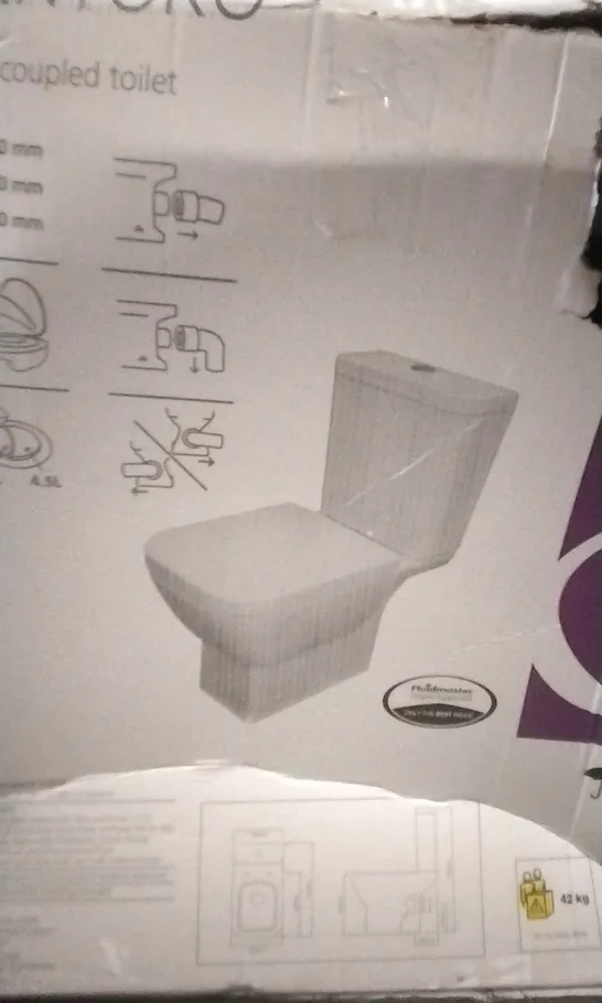 BOXED SANTORO CLOSE COUPLED TOILET 