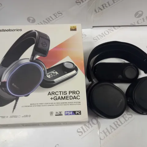 BOXED STEELSERIES ARCTIS PRO +GAMEDAC GAMING HEADPHONES