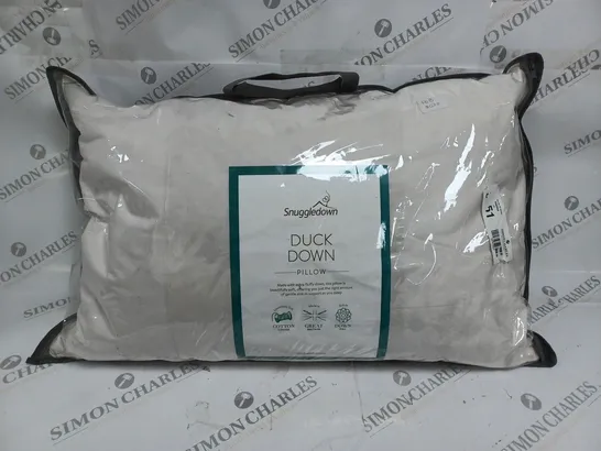 SNUGGLEDOWN DUCK DOWN PILLOW 