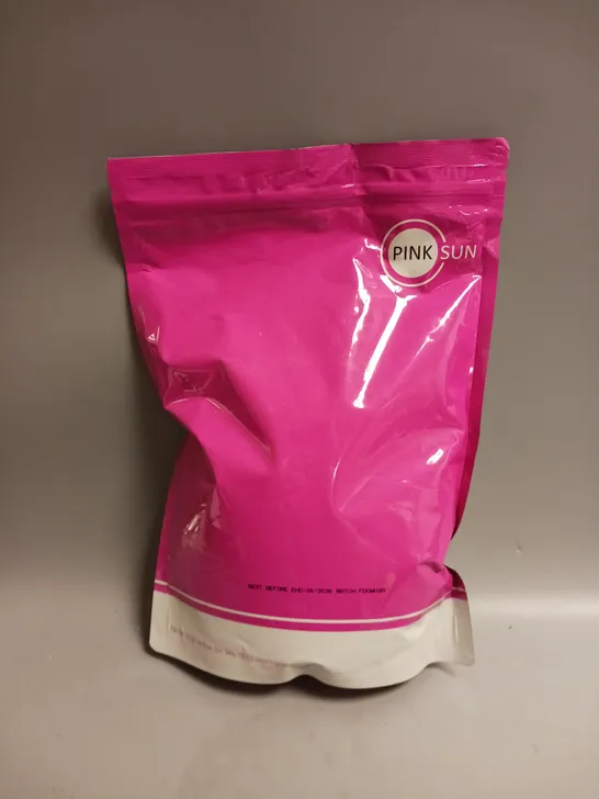 SEALED PINKSUN ORGANIC WHEY PROTEIN CONCENTRATE IN CREAMY VANILLA FLAVOUR 1KG