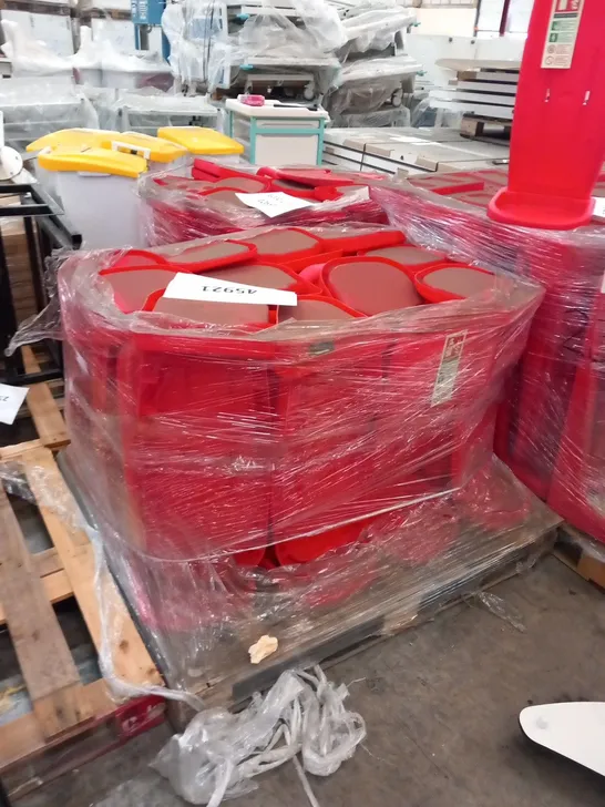 PALLET OF APPROXIMATELY 24 FIRE EXTINGUISHER STANDS FA-075