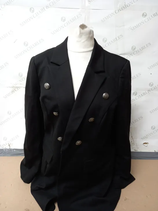 BRENDA EDWARDS PONTE BLAZER IN BLACK SIZE 18 