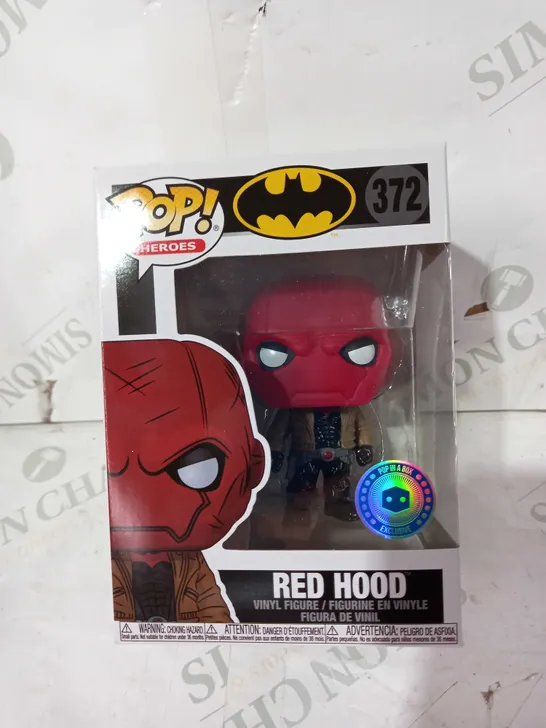 FUNKO POP HEROES 372 RED HOOD VINYL FIGURE