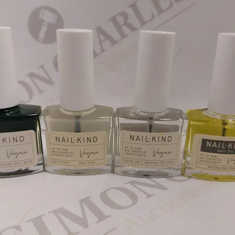 BOX OF 4 NAIL KIND VEGAN QUICK DRY NAIL POLISH