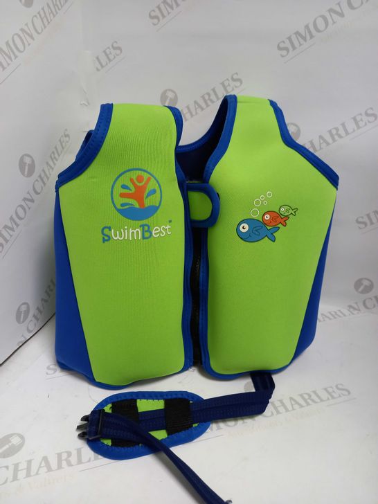 INFANT SWIMMING VEST WITH ZIP AND UNDER BODY BUCKLE 