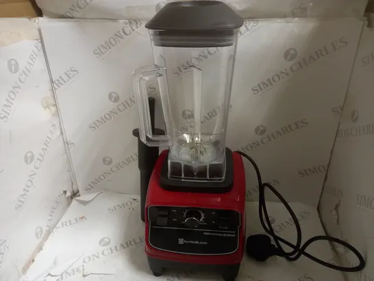 BOXED NUTRABLEND NB15001 PROFESSIONAL BLENDER - RED