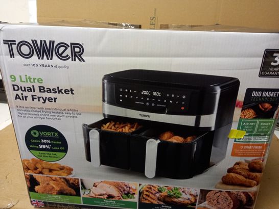 TOWER T17088 VORTX DUAL BASKET AIR FRYER