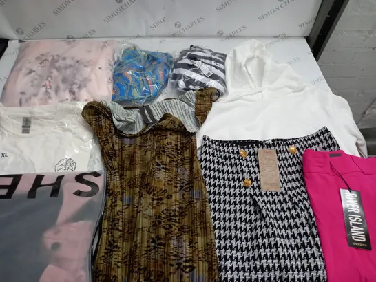 LARGE QUANTITY OF ASSORTED CLOTHING ITEMS TO INCLUDE SHEIN AND RIVER ISLAND