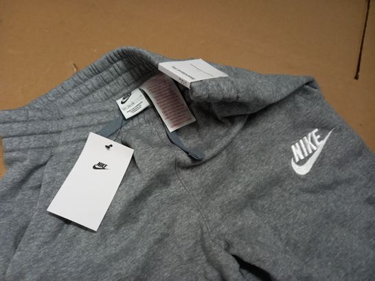 NIKE STANDARD FIT GREY JOGGERS - L