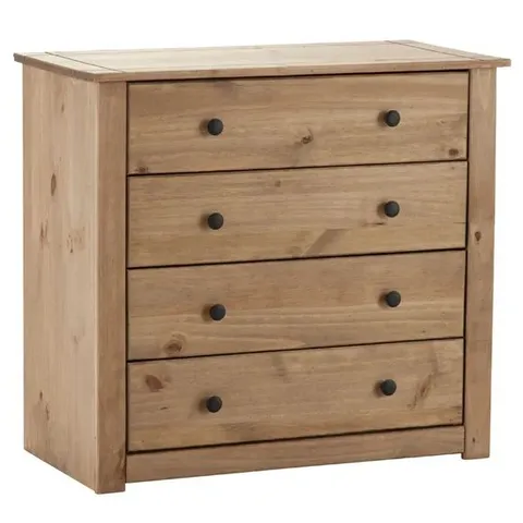 BOXED PANAMA 4 DRAWER CHEST
