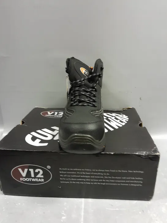 BOXED PAIR OF V12 FOOTWEAR CAIMAN IGS WATERPROOF HIKER BOOTS - 8