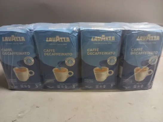 8-PACK OF LAVAZZA 250G CAFÉ DECAFFEINATO GROUND COFFEE