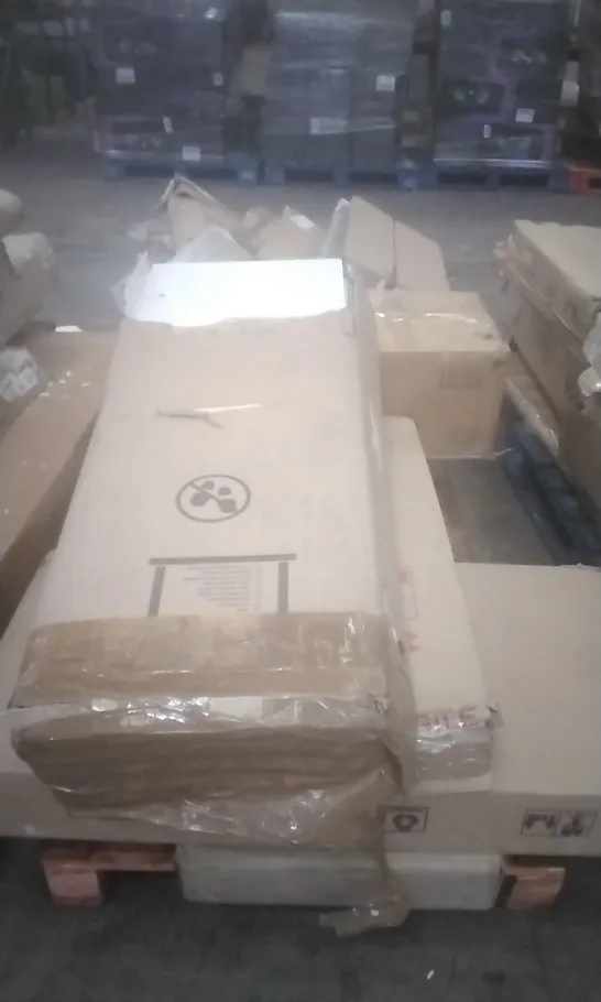 PALLET OF FLATPACK FURNITURE PARTS