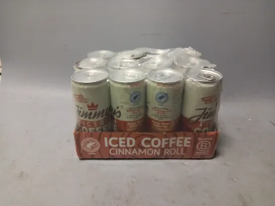 12 JIMMYS ICED COFFEE CINNAMON ROLL 