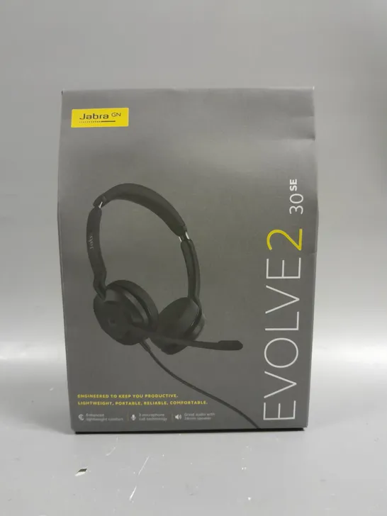 BOXED SEALED JABRA EVOLVE2 30SE USB WIRED HEADSET 