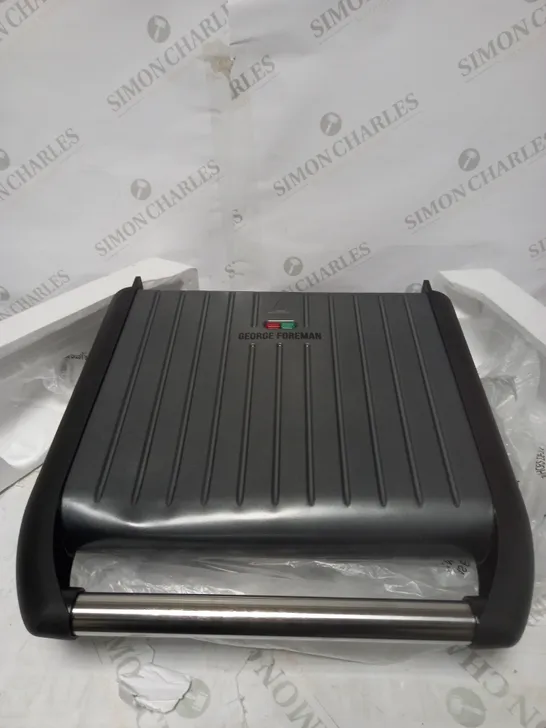 GEORGE FOREMAN LARGE GREY STEEL GRILL 25051