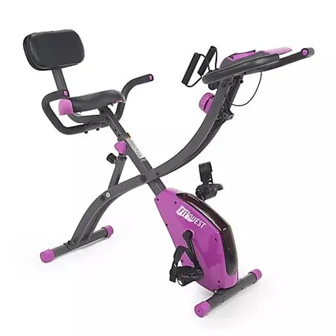 OUTLET FITQUEST FLEX EXPRESS EXERCISE BIKE WITH ECHELON APP PURPLE