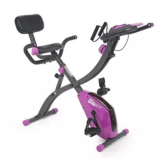 OUTLET FITQUEST FLEX EXPRESS EXERCISE BIKE WITH ECHELON APP PURPLE