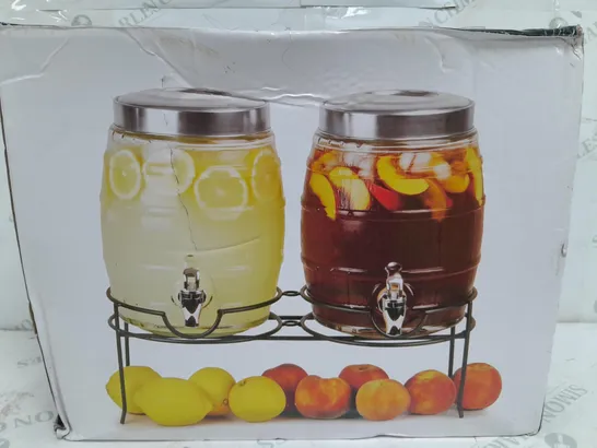 BOXED BAR GLASS TAP JAR 