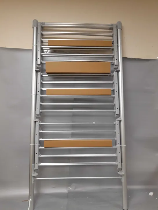 BOXED ORGANISED OPTIONS 3 TIER HEATED AIRER WITH 21M DRYING SPACE - COLLECTION ONLY