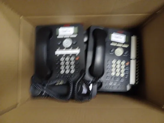 APPROXIMATELY 10 AVAYA OFFICE LANDLINE TELEPHONES (MODELS: 1608-I & 1616-1 BLK)