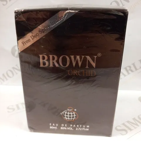 BOXED AND SEALED BROWN ORCHID EAU DE PARFUM 80ML